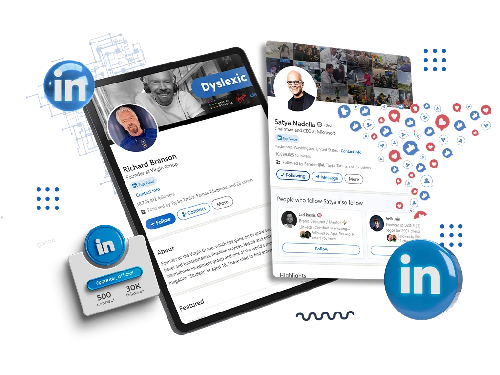 Image showing LinkedIn Followers highlights