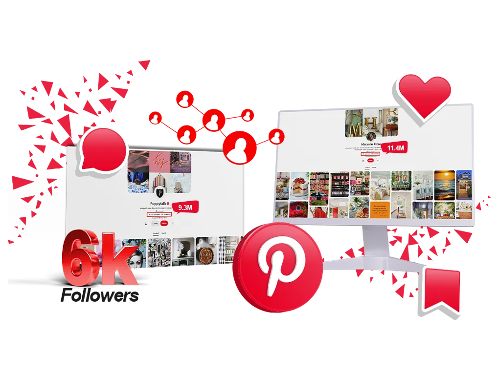 Image showing Pinterest Followers highlights