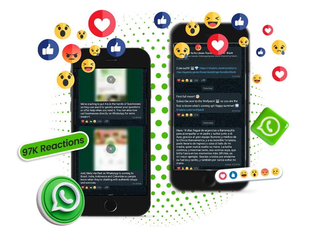 Image showing WhatsApp Reactions highlights